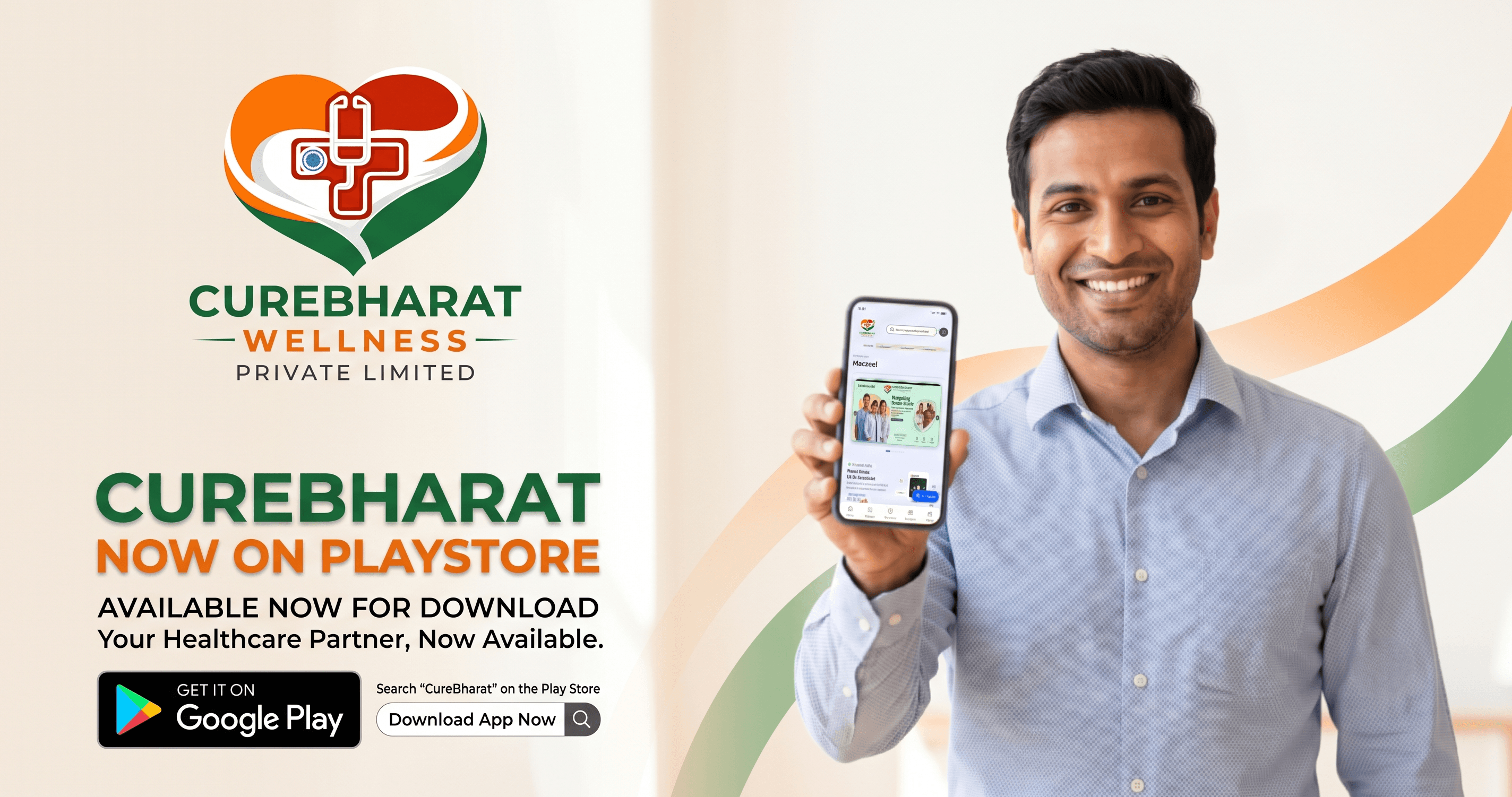 CureBharat Now On Play Store - Download App Now